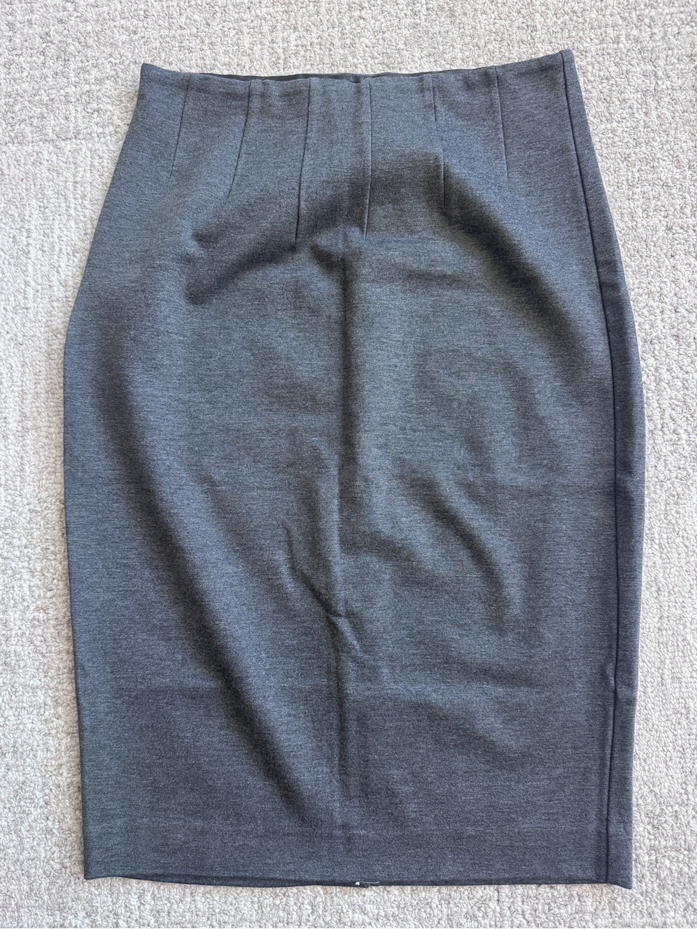 Express Charcoal Gray Pencil Skirt